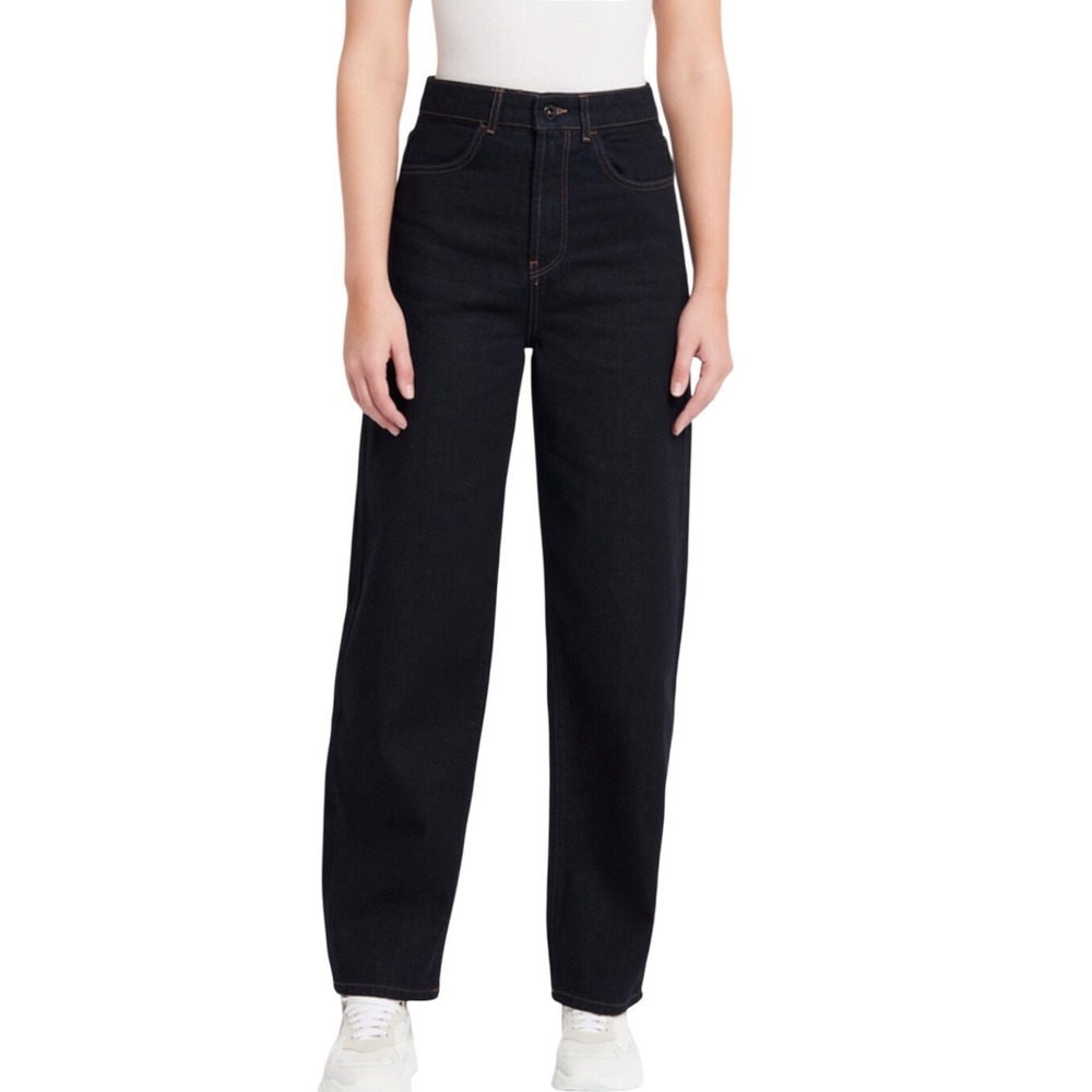 Les Coyotes De Paris Dewis Designer Jeans Dark Denim $232 Size 34‎ NWOT